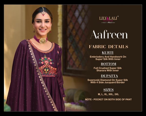 Lily And Lali Aafreen Festival Wear Designer Salwar Suit Collection